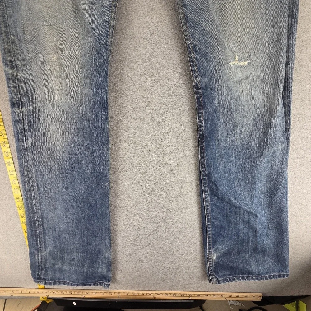 Vintage Levis Engineered Jeans Mens 33x34 Blue Star Honeycomb Zip Fly